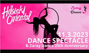 Linkki tapahtumaan Helsinki Oriental Dance Spectacle & Zaray Dance 20th Anniversary